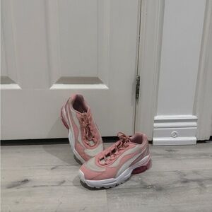 Puma Pink and White Women's Sneakers